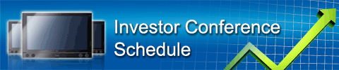 Investor Conference Schedule